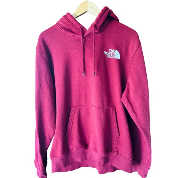 The North Face Other - The North Face Mens Red Burgundy Graphic Pullover Hoodie Sweatshirt Size L